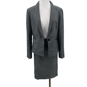 TAHARI ASL ARTHUR S LEVINE Houndstooth Pencil & Blazer Work/Business Suit Sz 6
